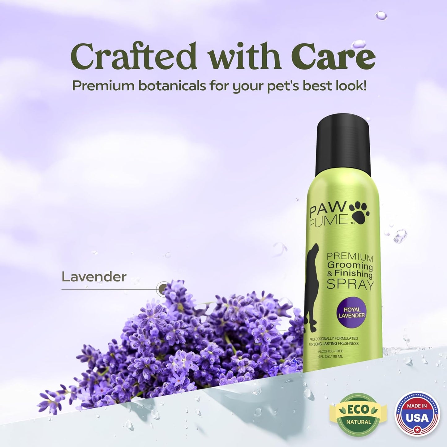 PAWFUME Premium Grooming Dog Spray (Show Dog) + Premium Grooming Dog Spray (Blue Ribbon) + Premium Grooming Dog Spray (Lavender)