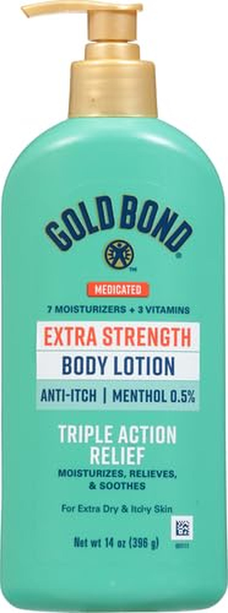 Medicated Extra Strength Body Lotion, 14 Oz., Moisturizes, Relieves & Soothes