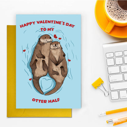 Romantic Valentine'S Day Card Gift Him Her, Cute Valentines Day Card Husband Wife Couple, Funny Valentine Day Card Gift Boyfriend Girlfriend, Valentine Love Card, Love You Valentine Partner Women Men