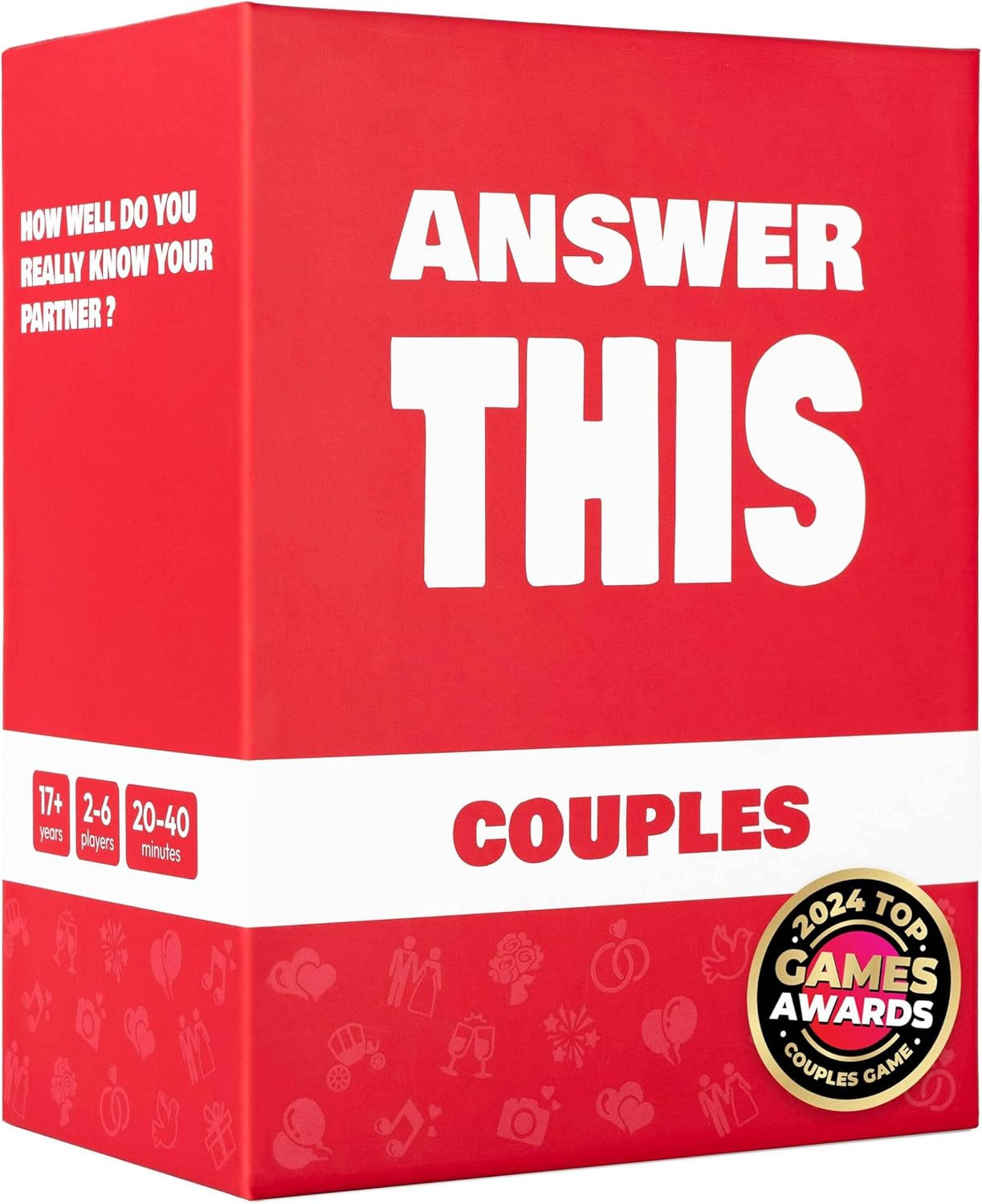 Answer This - Couples Games - How Well Do You Know Your Partner? - Relationship & Conversation Card Game for Date Night or a Party - Cool Anniversary & Valentine Gift Idea