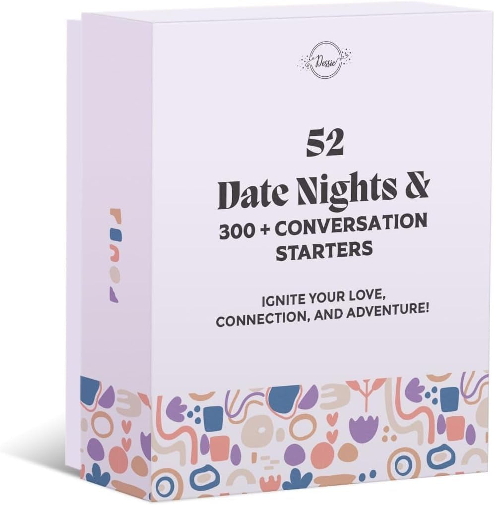 Couples Gift Ideas - 52 Pop-Open Date Night Ideas and 300+ Conversation Starters. Great Card Games for Couples, Men, Women. Boyfriend Gifts, Bride Gifts