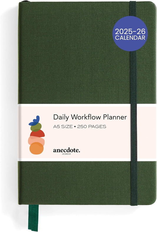 Anecdote 2025 Planner: a Monthly, Weekly & Daily Planner 2025 for Planning Your Success - A5 Size Hardcover Start Anytime and Achieve Your Goals - Evergreen