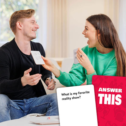 Answer This - Couples Games - How Well Do You Know Your Partner? - Relationship & Conversation Card Game for Date Night or a Party - Cool Anniversary & Valentine Gift Idea