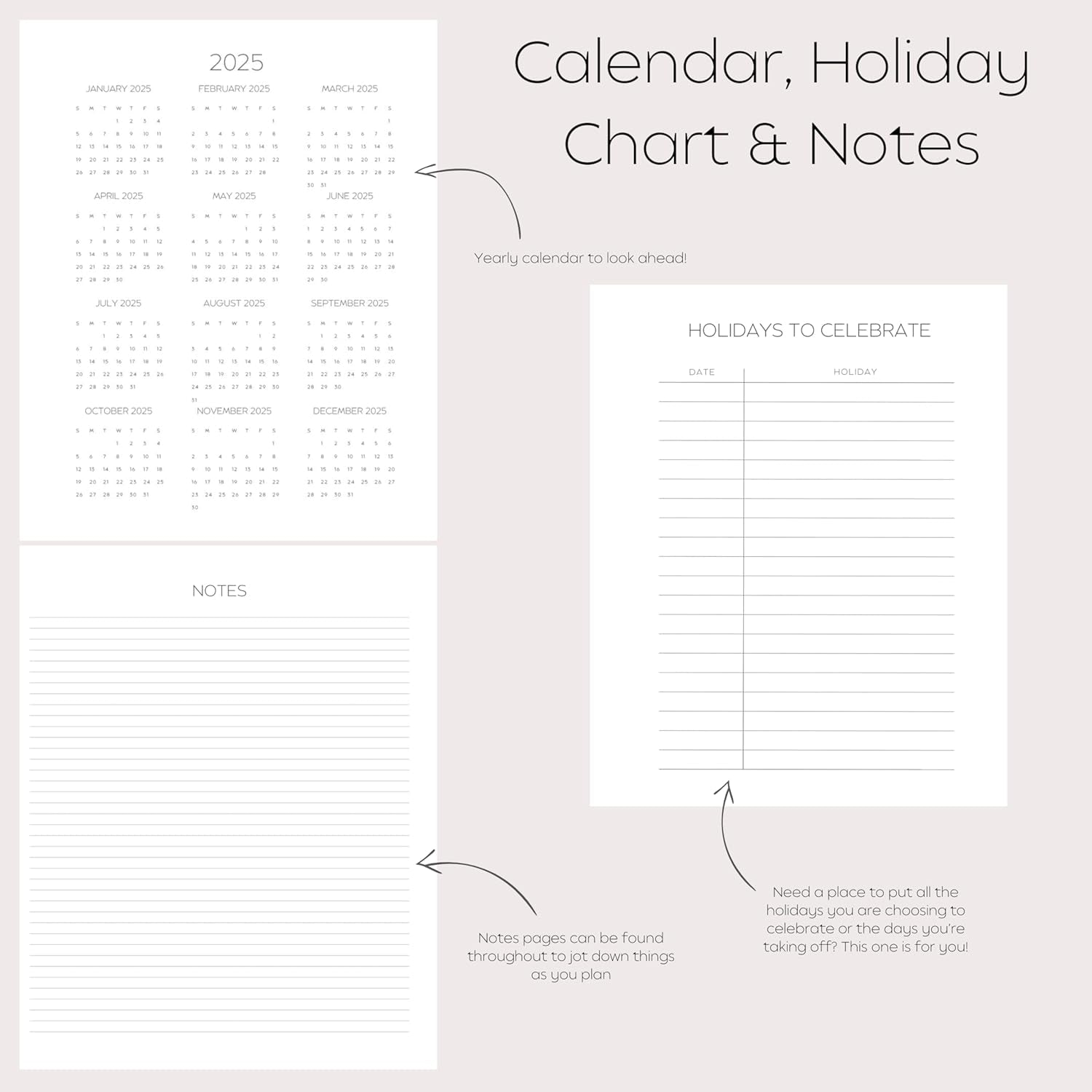 The  2025 Planner and Goals Journal. Daily Planner, Weekly Calendar Book and 2025 Monthly Planner with to Do List, Habit Tracker, Goal Planner. 8 X 10 Calendars, Planners & Organizers