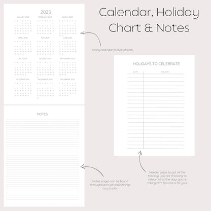 The  2025 Planner and Goals Journal. Daily Planner, Weekly Calendar Book and 2025 Monthly Planner with to Do List, Habit Tracker, Goal Planner. 8 X 10 Calendars, Planners & Organizers