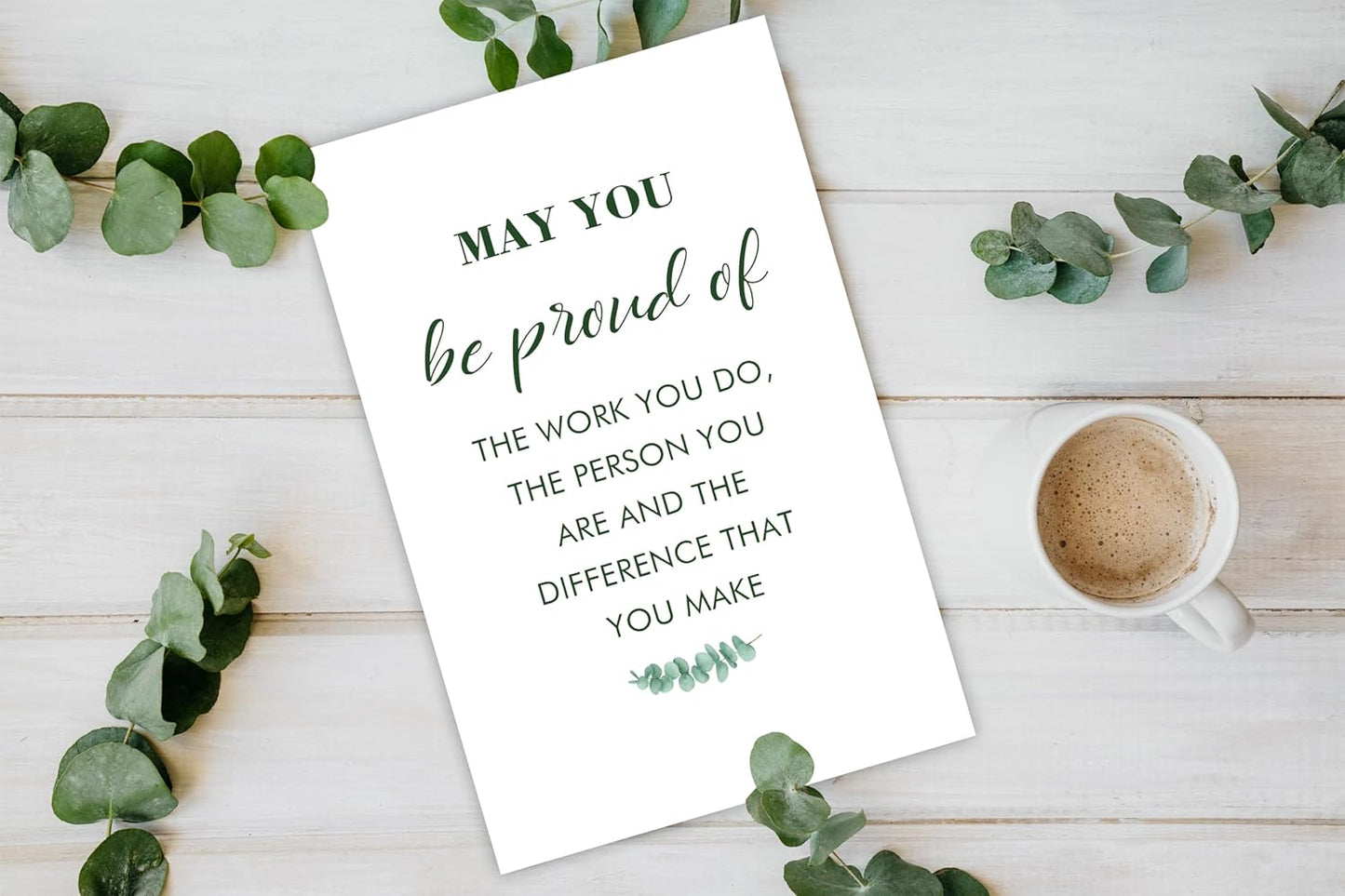 May You Be Proud of the Work You Do, Thank You Card, Teacher Thank You Card, Corporate Key Worker Thanks Gift