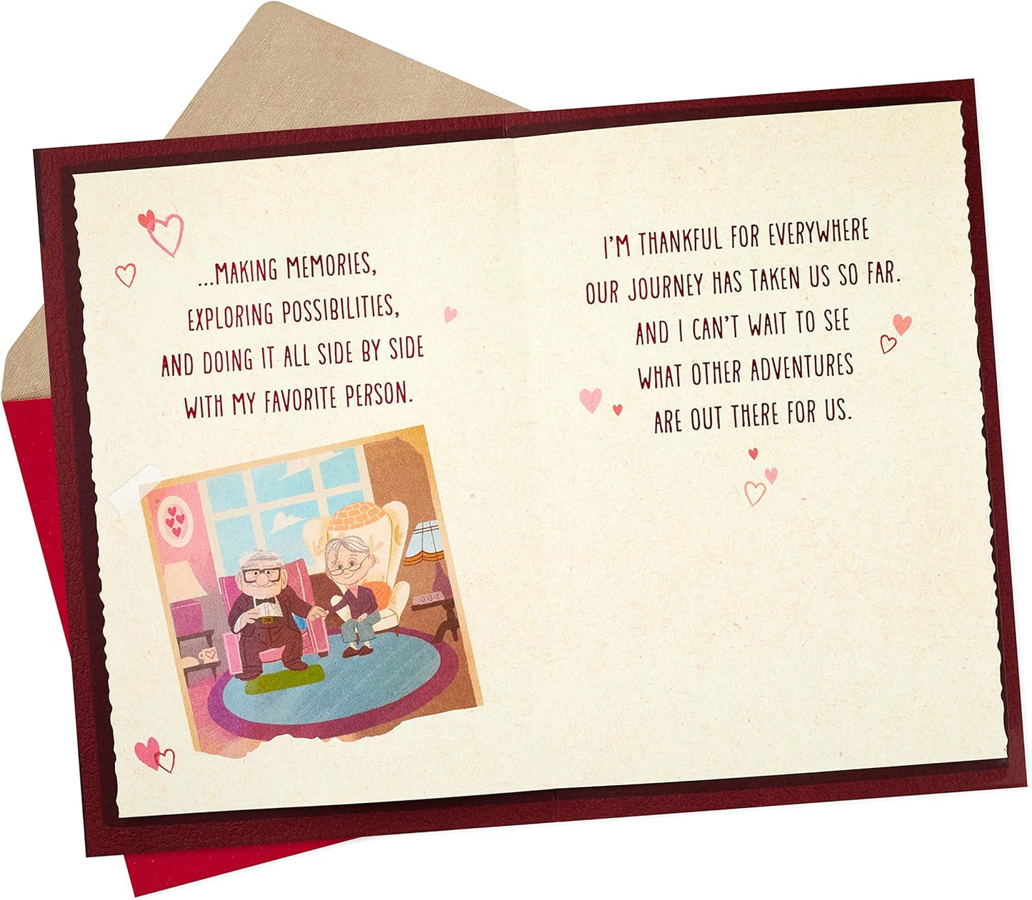 Valentines Day Card or Anniversary Card for Husband, Wife, Boyfriend, Girlfriend (Pixar Up, Life with You Is an Adventure)