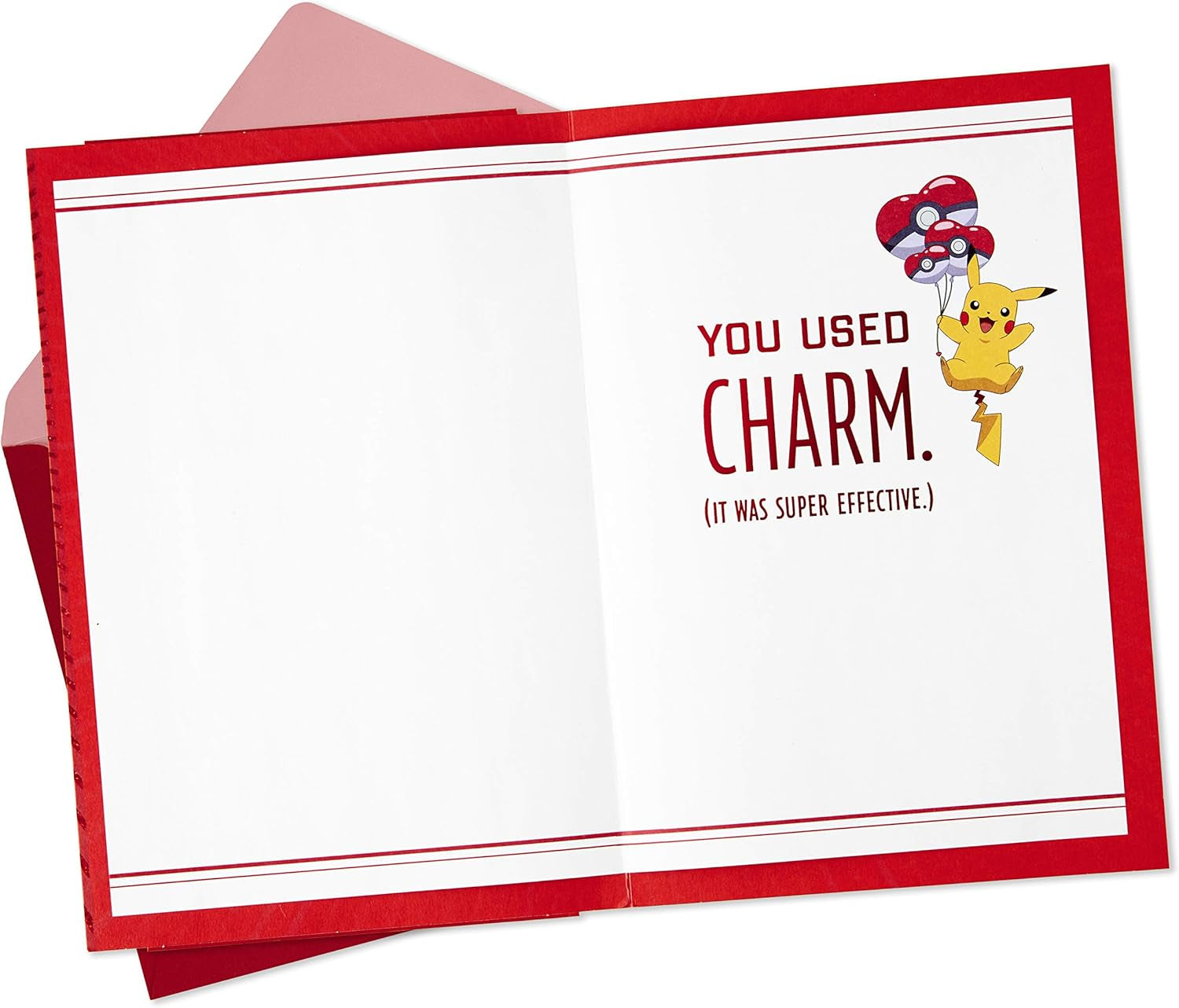 Pokémon Valentines Day Card (Pikachu, I Choose You) Anniversary Card, Love Card