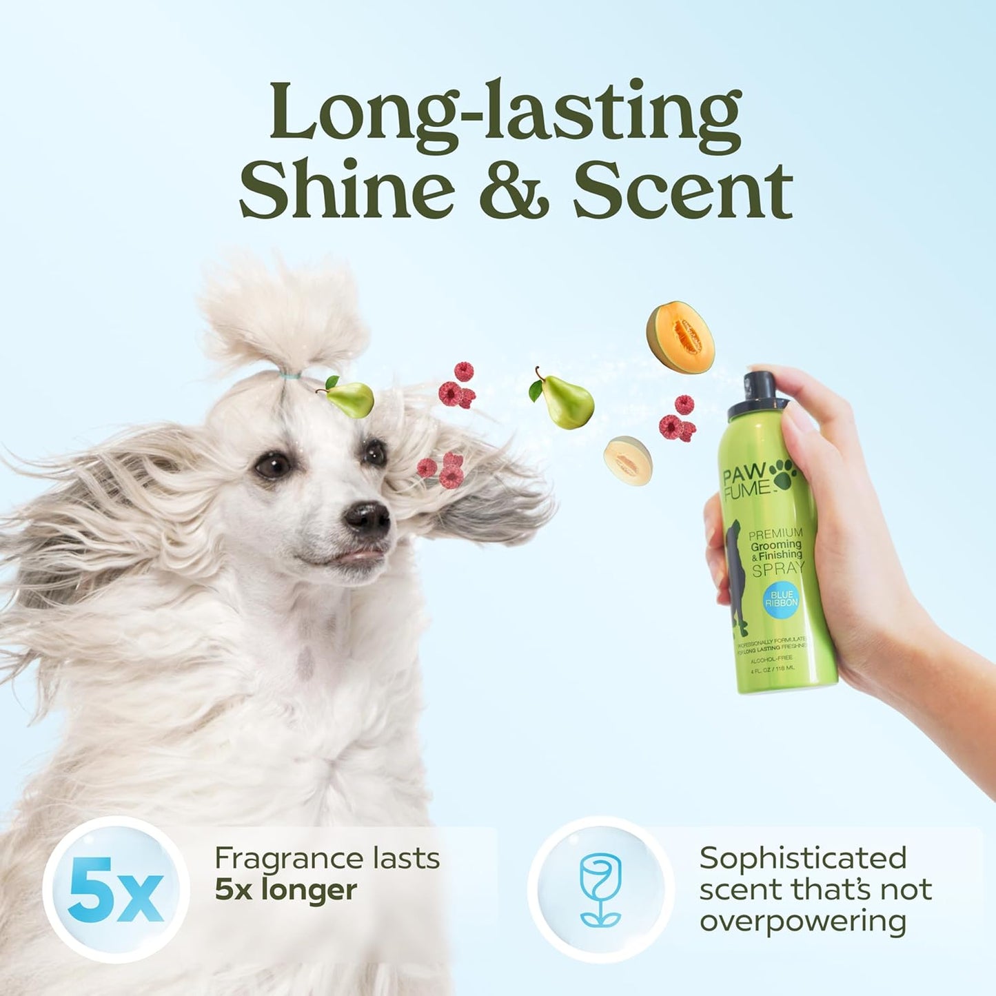 PAWFUME Premium Grooming Dog Spray (Show Dog) + Premium Grooming Dog Spray (Blue Ribbon)