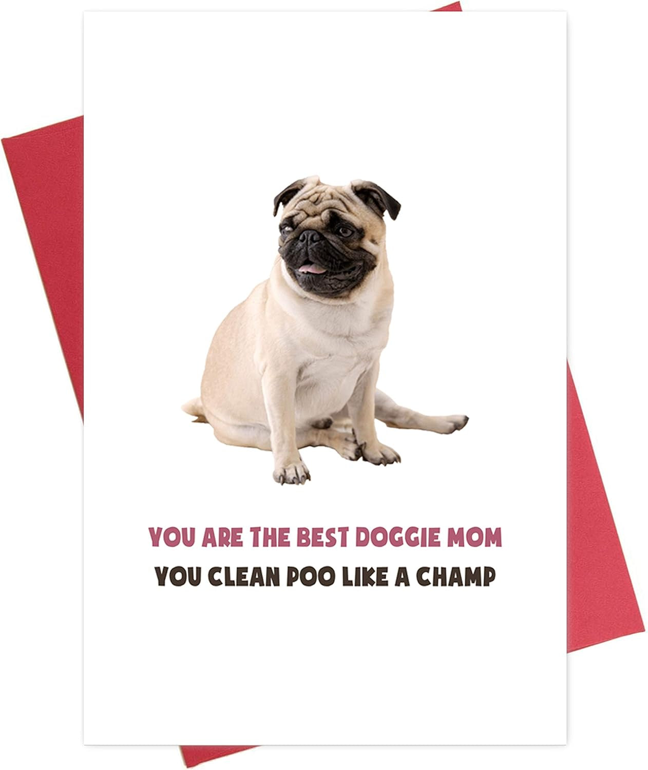 Cute Birthday Card for Mom, Dog Mother'S Day Card, You Are the Best Doggie Mom