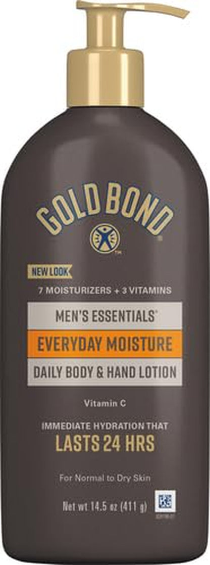 Ultimate Men'S Essentials Hydrating Lotion, 14.5 Oz., Everyday Moisture for Dry Skin