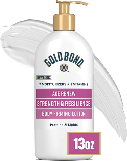 Age Renew Strength & Resilience Lotion, 13 Oz., with Proteins & Lipids for Aging & Mature Skin