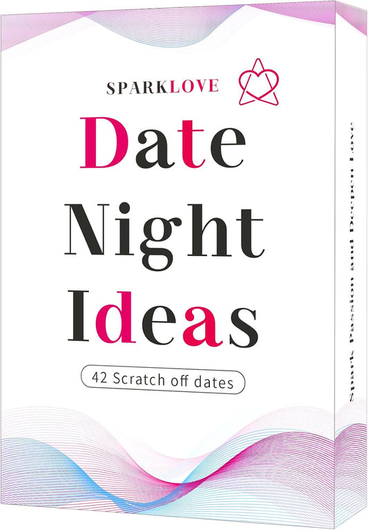 Couple Gifts-Date Night Ideas Cards, 42 Romantic Scratch off Date Card Gifts for Couples, Gifts for Girlfriend and Boyfriend, His or Her Gifts, Gifts for Wife, Husband, Valentine'S Day Gifts