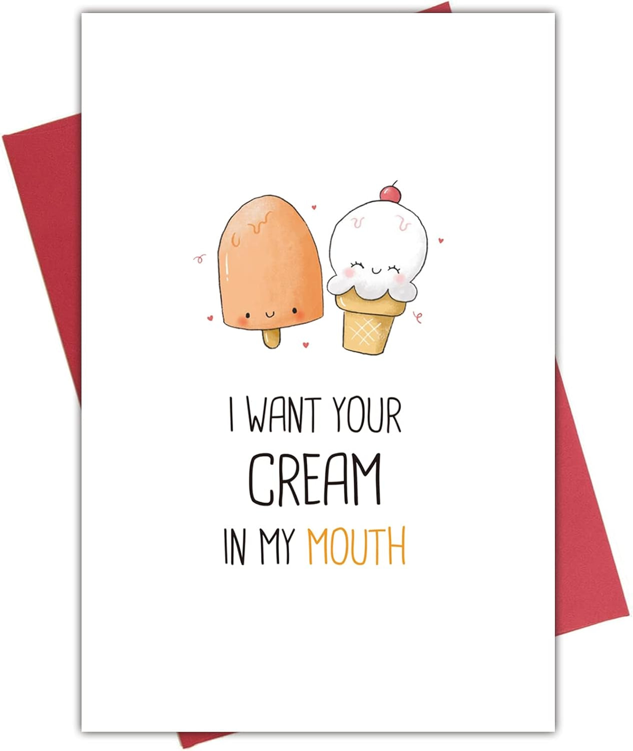 Adult Valentines Day Card, Naughty Vday Card, Dirty Card for Him Boyfriend Husband Fiance Lover