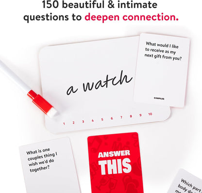 Answer This - Couples Games - How Well Do You Know Your Partner? - Relationship & Conversation Card Game for Date Night or a Party - Cool Anniversary & Valentine Gift Idea