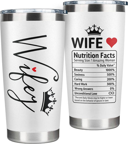 Gifts for Wife from Husband - Wife Gifts - Anniversary, Wife Birthday Gift Ideas, Valentines Day Gifts for Her, Mothers Day Gifts for Wife, Christmas Gifts for Wife - I Love You Gifts - 20 Oz Tumbler