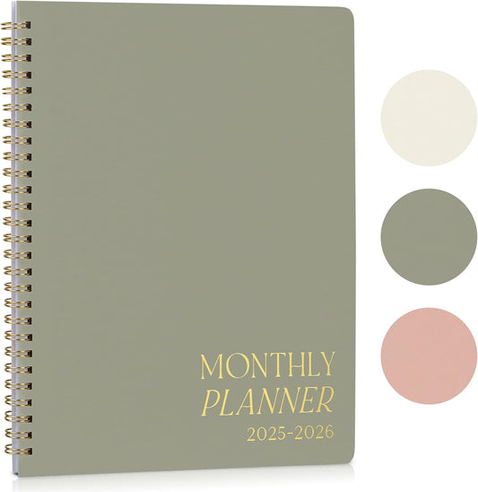 Beautiful 2025-2026 Monthly Planner and Calendar Book - to Do List Notebook That Easily Organizes Your Tasks to Boost Productivity - Runs from January 2025 until December 2026