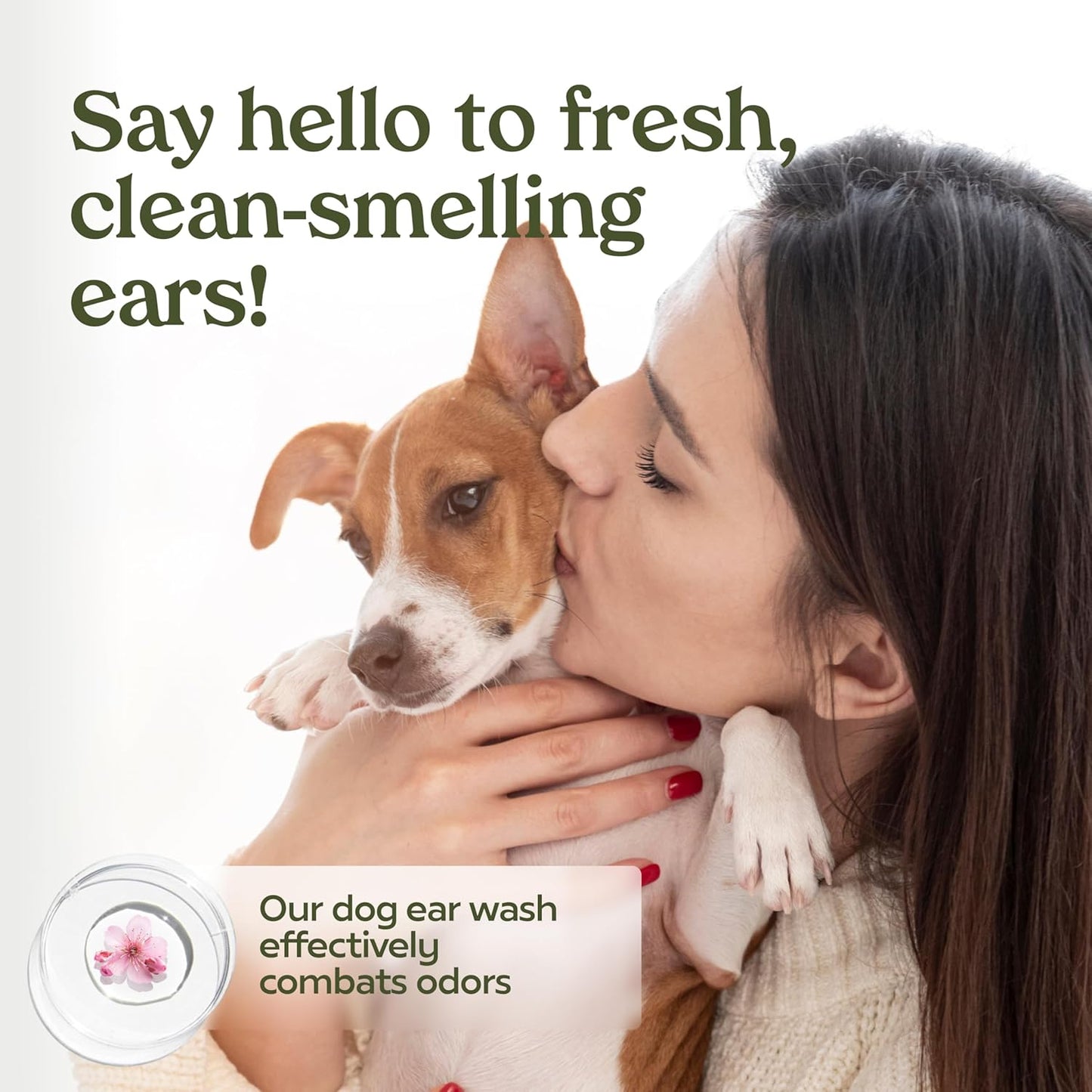 Pawfume Gentle Ear Cleaner for Dogs – Natural Dog Ear Cleaner Solution – Ear Wax Cleaner for Dogs Ear Treatment for Dogs – Dog Ear Wash Ear Cleaning Solution for Dogs – Dog Ear Wash Cleaner