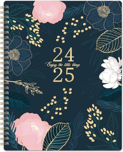 2025 Planner - Planner 2025, January 2025 - December 2025, Planner 2025, Weekly & Monthly Spreads, 8'' X 10", Tabs, Twin-Wire Binding