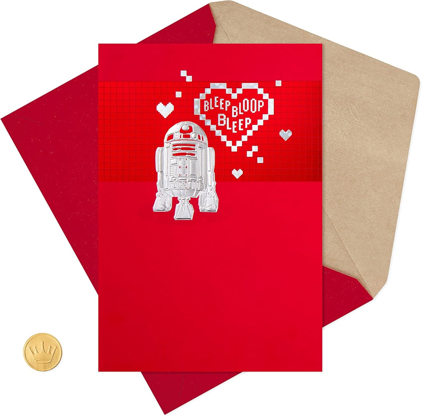 Valentine'S Day Card (Star Wars R2-D2 and Hearts)