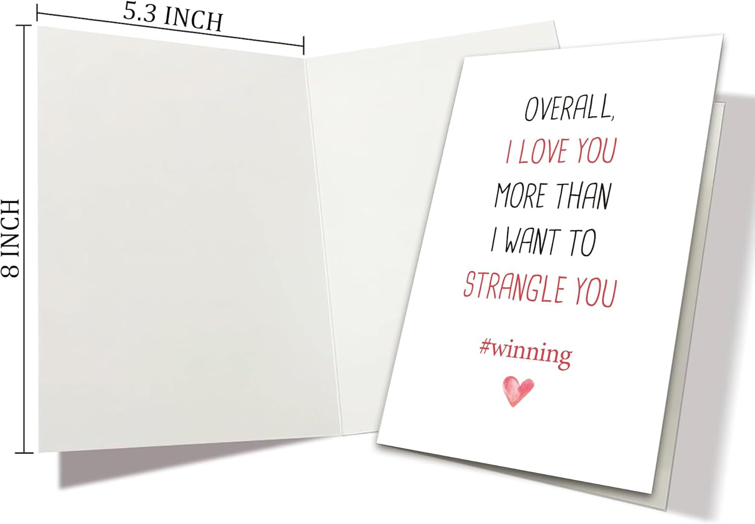 Humor Valentine'S Day Card, Funny V-Day Gift for Him Her Husband, Hilarious Anniversary Card, Naughty I Love You Card