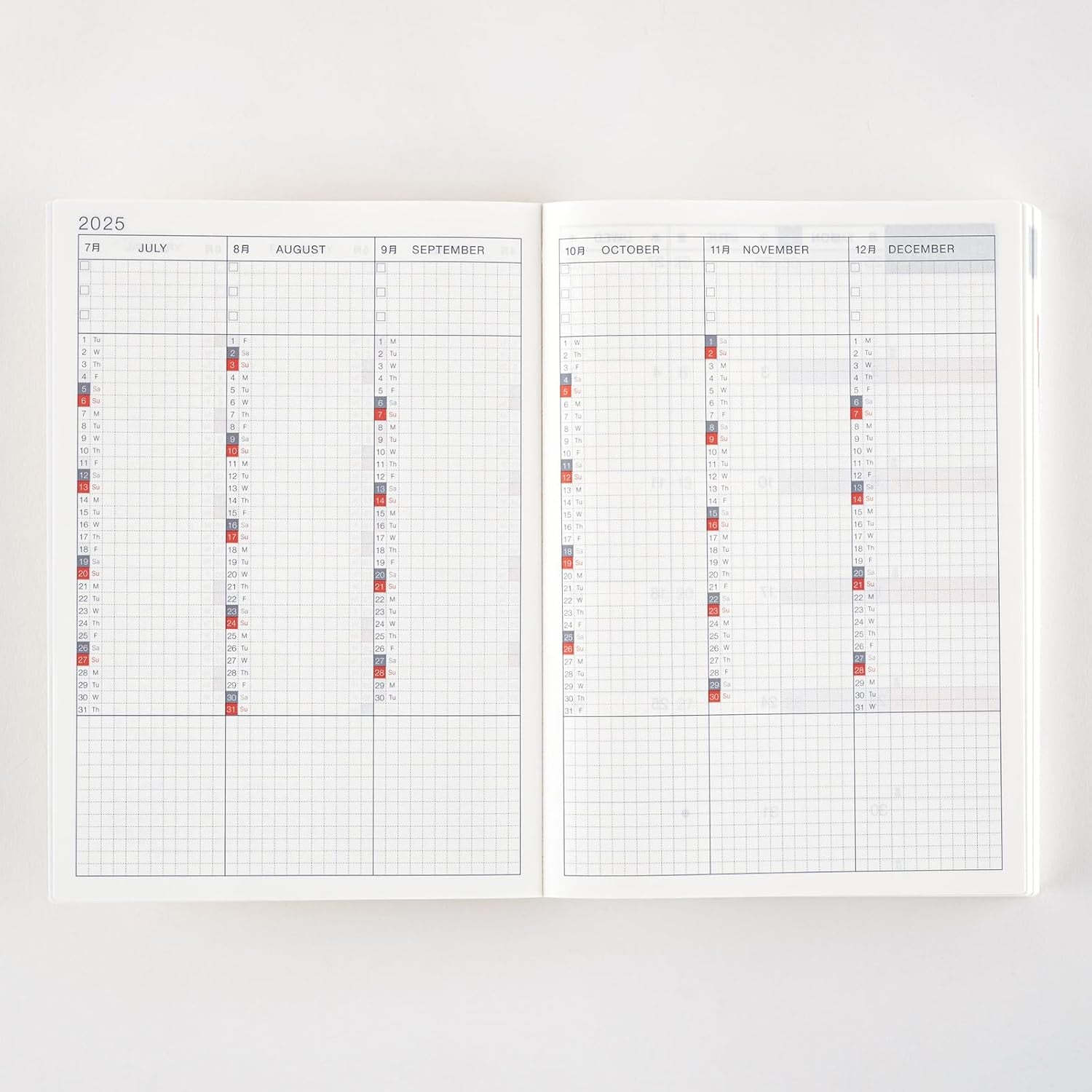 Hobonichi Techo 2025 Cousin Book [English/A5/January Start/Monday Start/Planner]