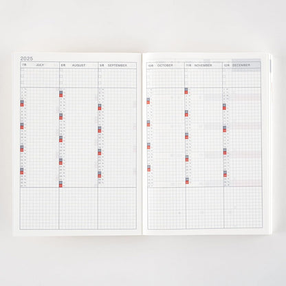 Hobonichi Techo 2025 Cousin Book [English/A5/January Start/Monday Start/Planner]