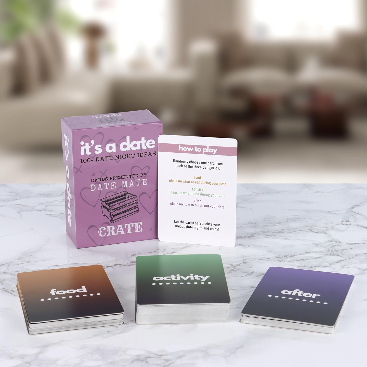 It'S a Date - Date Night Cards for Couples - 100 Cards with Romantic Relationship Activity Ideas to Plan the Perfect Date Night - Gifts for Wife, Husband, Girlfriend, Boyfriend, Newlywed, Birthday