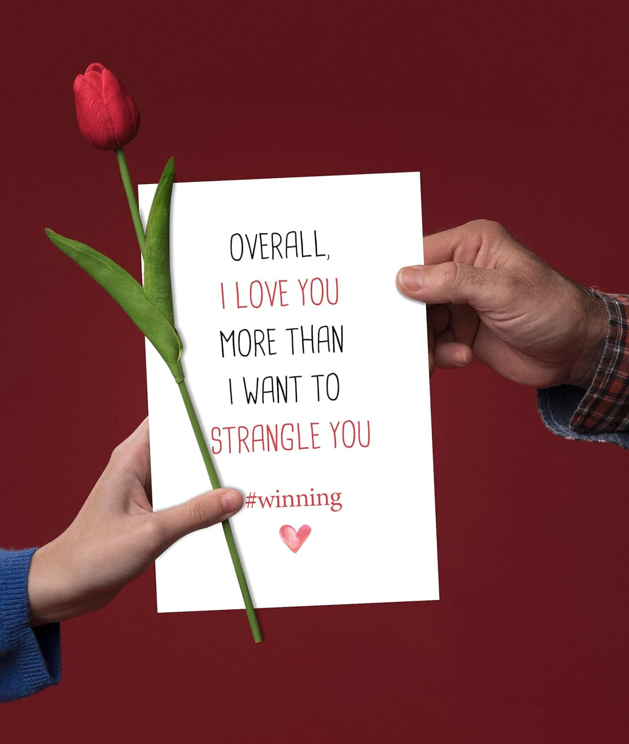 Humor Valentine'S Day Card, Funny V-Day Gift for Him Her Husband, Hilarious Anniversary Card, Naughty I Love You Card