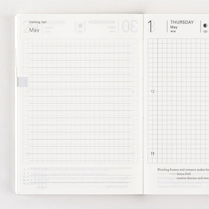 Techo 2025 Planner Book [English/A6/January Start/Monday Start/Planner]