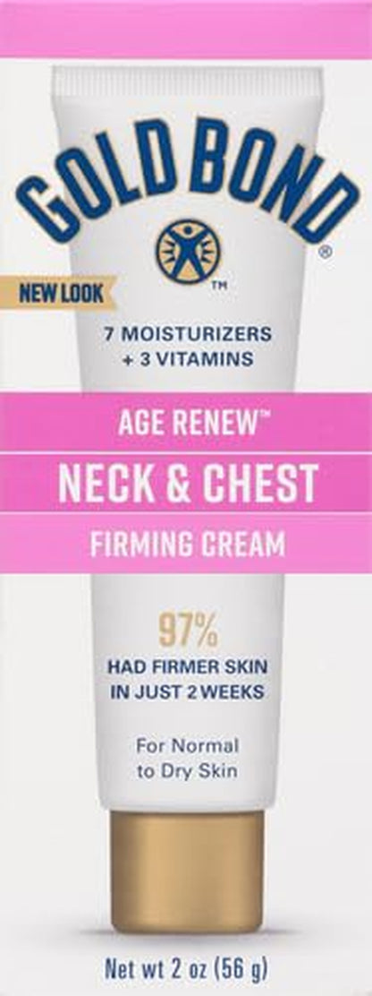 Age Renew Neck & Chest Firming Age Renew Cream, 2 Oz., Clinically Tested Skin Firming Cream