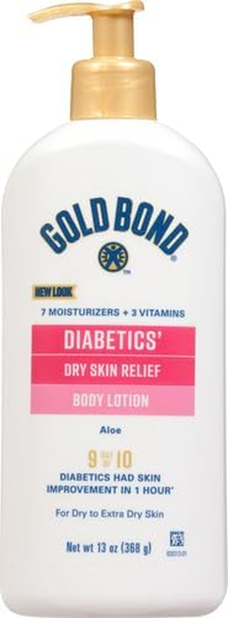 Diabetics' Dry Skin Relief Body Lotion, 13 Oz., with Aloe to Moisturize & Soothe