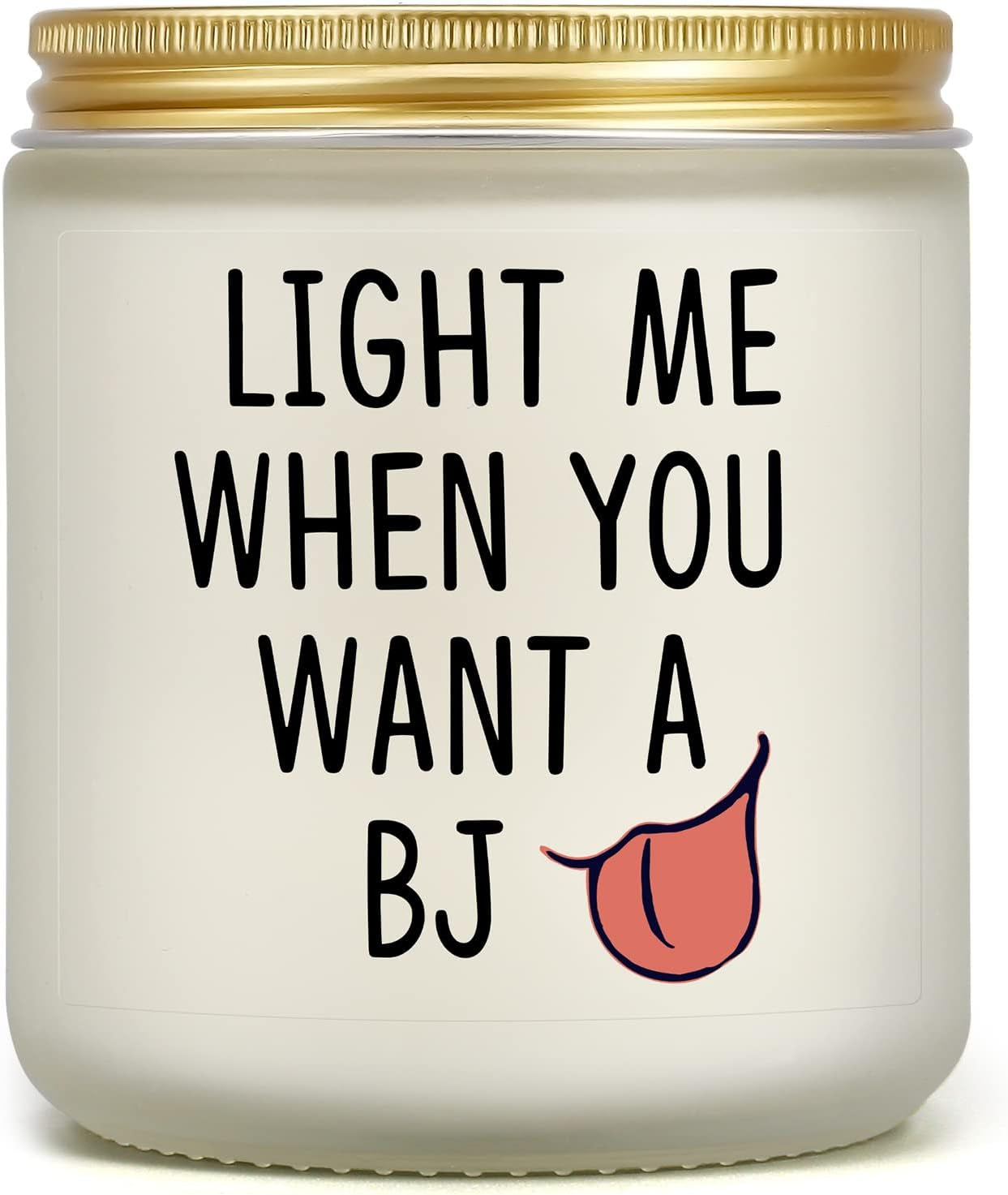 Gifts for Him - Light Me When You Want a BJ Candle, Funny Birthday Gifts for Men Naughty Valentines Day Engagement Anniversary Christmas Gifts for Husband Boyfriend Fiance Guy