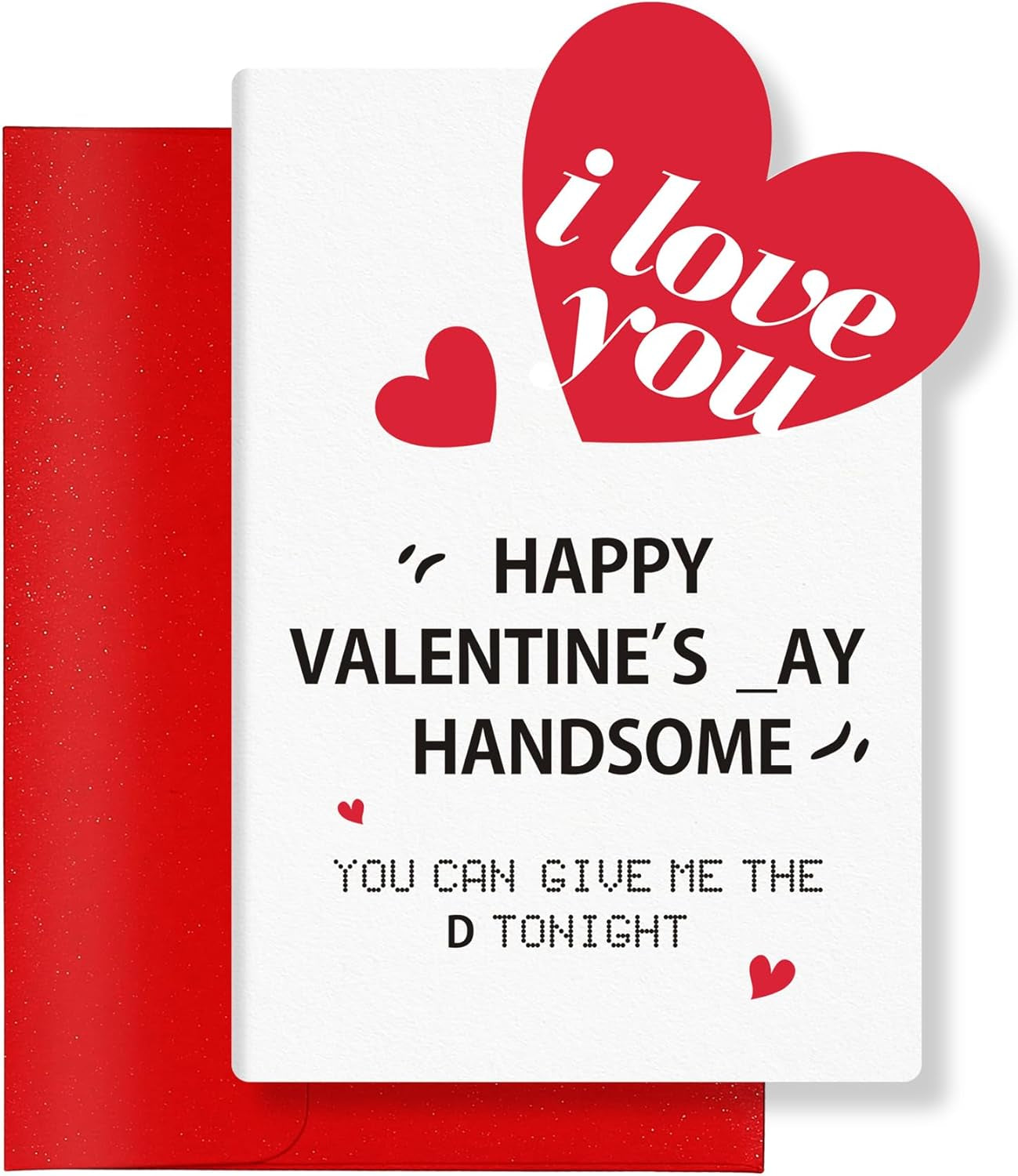 Valentines Day Love Gifts for Him, Valentines Day Card Gifts for Husband Men, Funny Card for Him Valentines Day, Mens Valentines Gifts, Gifts for Boyfriend Husband Valentines Day, Valentine Gifts for Him