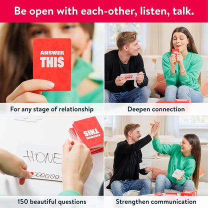 Answer This - Couples Games - How Well Do You Know Your Partner? - Relationship & Conversation Card Game for Date Night or a Party - Cool Anniversary & Valentine Gift Idea