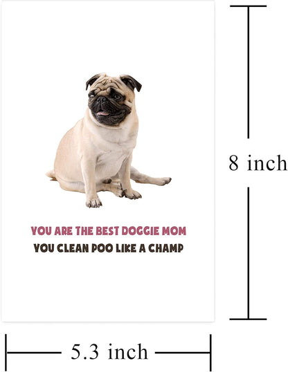 Cute Birthday Card for Mom, Dog Mother'S Day Card, You Are the Best Doggie Mom