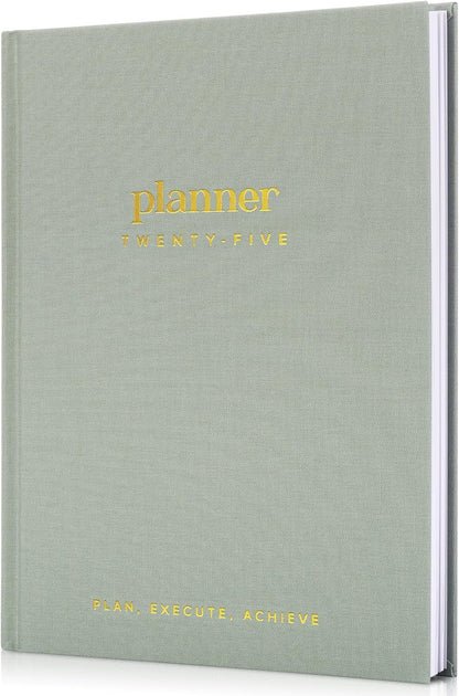 Beautiful 2025 Daily Planner - 7" X 10" Planner for Women or Men with Weekly & Monthly Spreads for Easy Planning - Beautiful Calendar Book to Organize Tasks and Boost Productivity