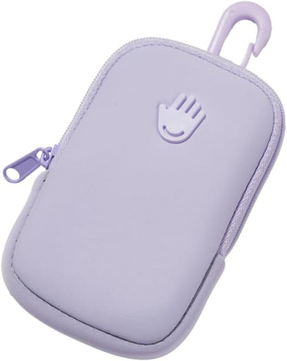 Touchette Zippered Pouch, Attachable Fashion Accessory with Snap Hook for Power Mist and Glow Mist 1FL OZ, Lilac