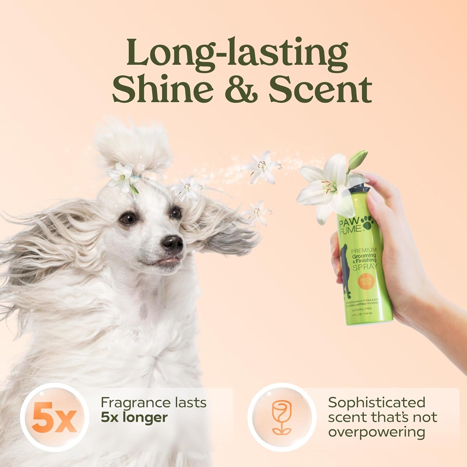 Grooming Spray Dog Spray Deodorizer Perfume for Dogs - Dog Cologne Spray Long Lasting Dog Sprays - Dog Perfume Spray Long Lasting after Bath- Dog Deodorizing Spray (Show Dog)