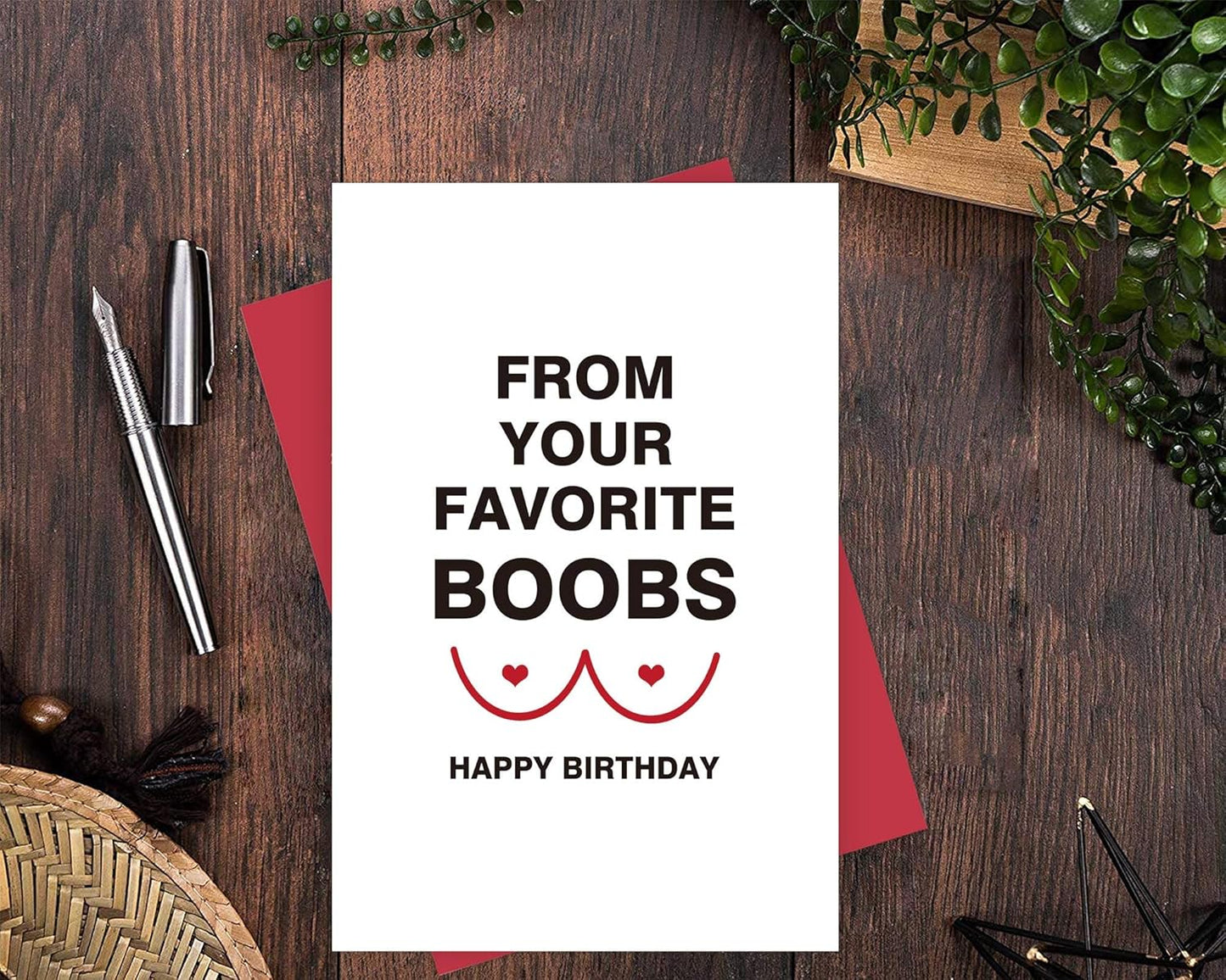 Hilarious Birthday Card for Him, Funny Birthday Card for Husband Boyfriend, Birthday Card from Wife Girlfriend