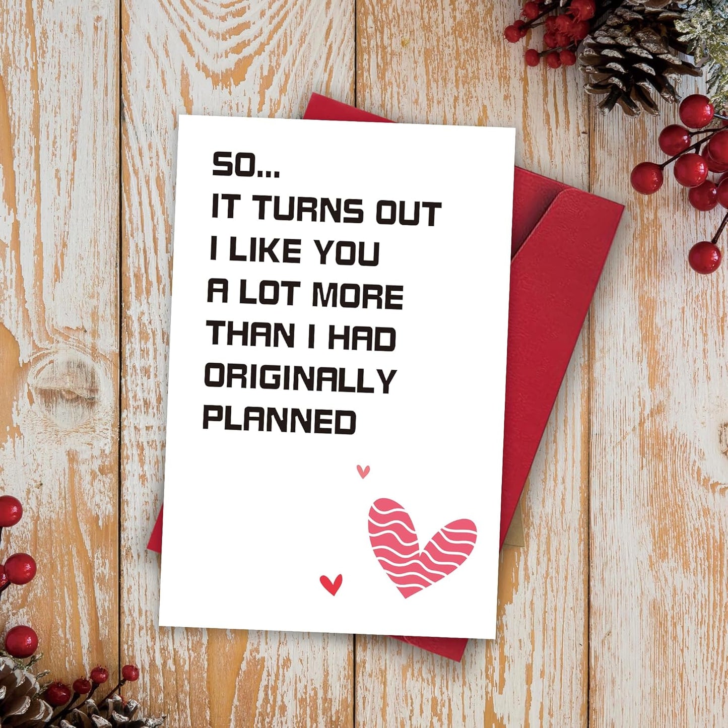 Romantic Valentine'S Day Card for Him Her, Boyfriend Girlfriend Birthday Card, Anniversary Card for Husband Wife,