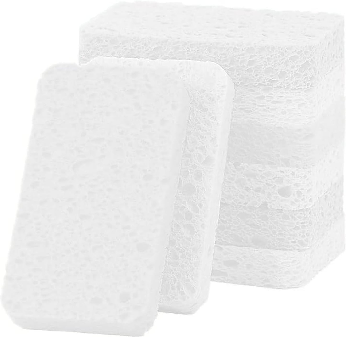 12 - Pack Non-Scratch Scrub Sponges - Sponges for Dishes and Washing Dishes, Cleaning Sponges for Kitchen Home and More（White