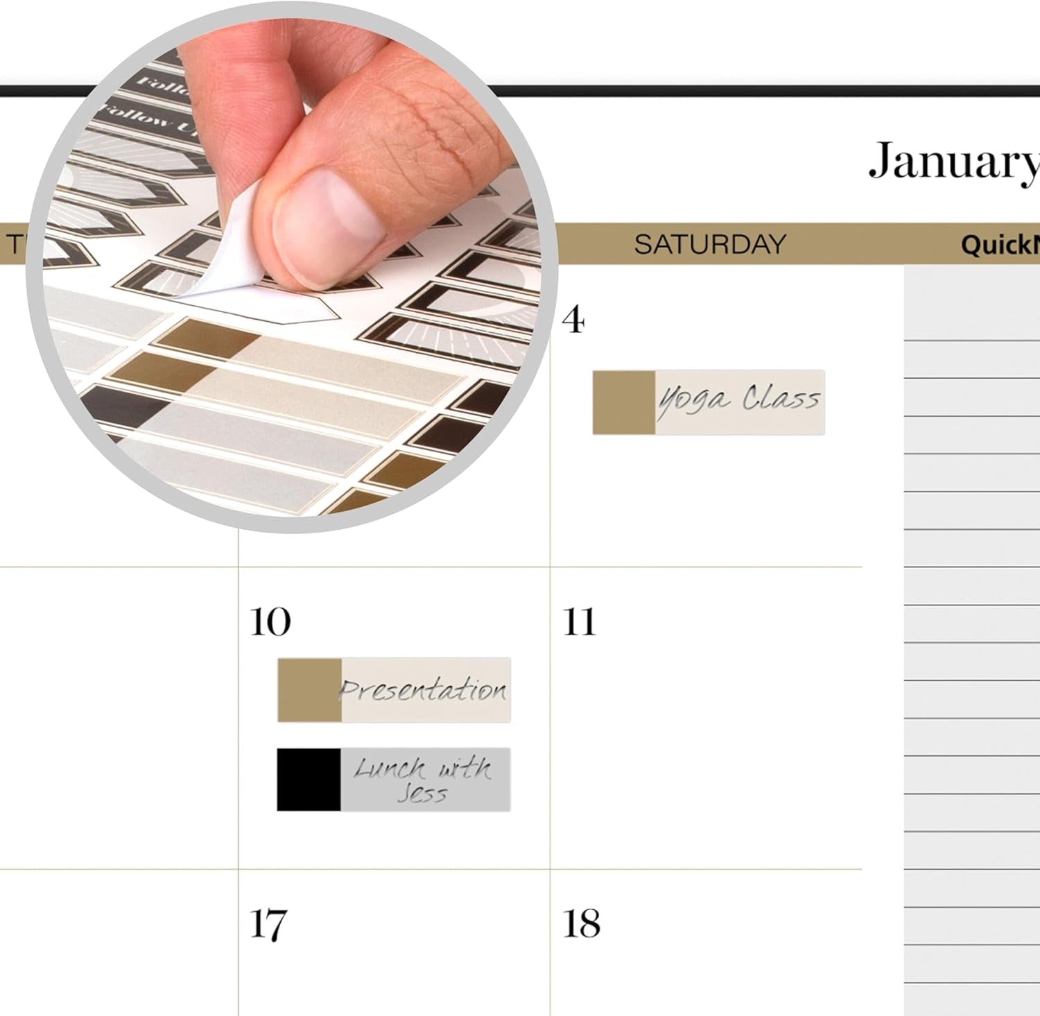 2025 Planner, Weekly & Monthly, 8-1/2" X 11", Large, Radiate (1725-905-25)