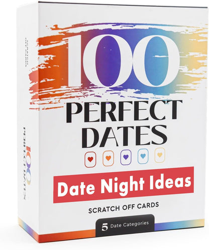 100 Date Night Ideas Scratch-Off Cards: Fun & Romantic Game for Couples | Special for Him, Her, Boyfriend, Girlfriend, Wife, or Husband | 5 Categories for Relationship Building!