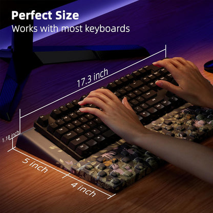 Floral Clipboard Binder and Keyboard Wrist Rest