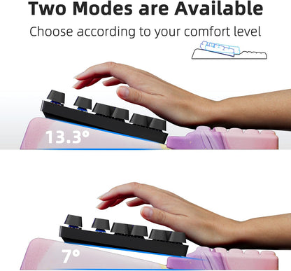 Keyboard Wrist Rest, Comfortable Ergonomic Keyboard Stand Riser Holder for Office Home