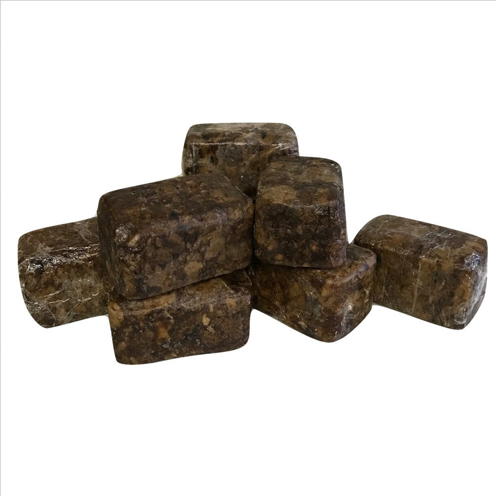 RAW African Black Soap from Ghana 10Lb