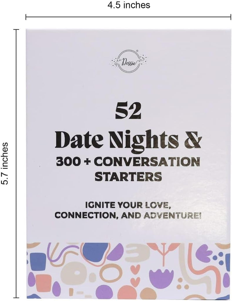 Couples Gift Ideas - 52 Pop-Open Date Night Ideas and 300+ Conversation Starters. Great Card Games for Couples, Men, Women. Boyfriend Gifts, Bride Gifts