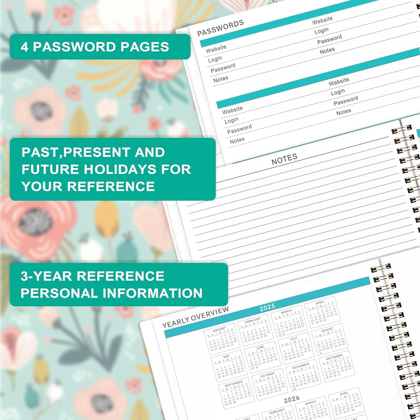 2025 Monthly Planner - Monthly Planner 2025 from Jan.2025 to Dec.2025, 2025 Planner 8.5" X 11", 12 Monthly Planner with Tabs, Inner Pocket