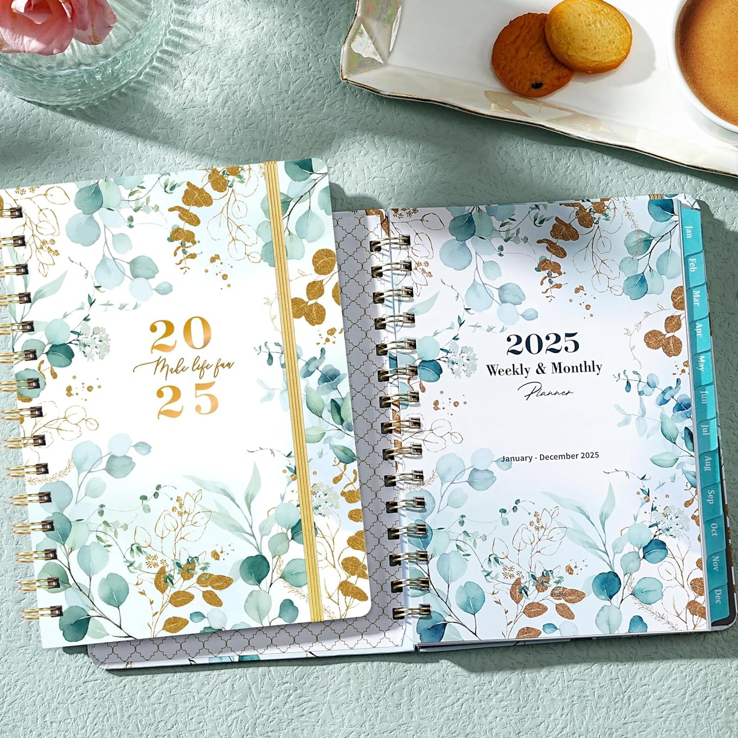 2025 Planner - 2025 Weekly Monthly Planner from January 2025-December 2025, 6.4''X8.3'', 2025 Planner Weekly Monthly with Monthly Tabs, 2025 Calendar Planner Enough Space for Writing